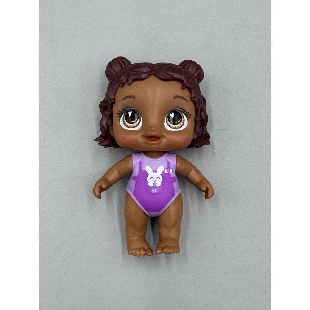 Baby Alive Miniature Doll 3 Inch African American Brown Eyes Foodie Cutie